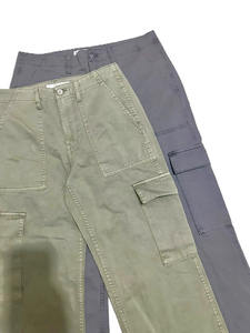 Pantalones Cargo Casuales de la Mejor Calidad para Mujer, Nuevo Modelo, Pantalones Chinos de Sarga Tejida para Mujer, con Múltiples Bolsillos, Rectos, de Algodón, con Cierre, Transpirables - Product Image 2