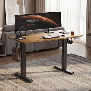 Bureau motorisé silencieux avec réducteur de vitesse, réglage intelligent de la hauteur, bureau ergonomique pour dirigeants - Product Image 1