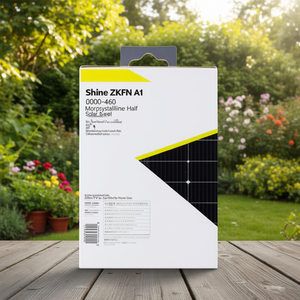 Panneau solaire monocristallin demi-cellule Shine ZKFN A1 000A-460 de type N 210 mm certifié TUV pour usage domestique - Product Image 3