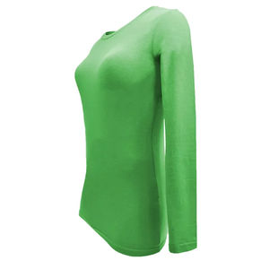 Camisetas de Manga Larga Personalizadas para Mujer, Cuello Redondo, Hechas con Tela Elástica Supersuave de Secado Rápido - Product Image 3