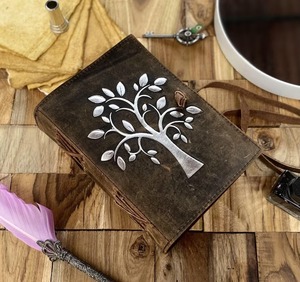 Tamaño A3, diario de ensueño, árbol, vida, cuaderno en espiral, diario de cuero, sillín, caja de costura, embalaje para mamá, marido, regalo de costura - Product Image 5