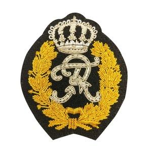 Premium Quality High Manufacture Fashion Bullion Wire <b>Badges</b> New Design Fashion Bullion Wire <b>Badges</b> Fashion Customize patch#5913 - Product Image 2