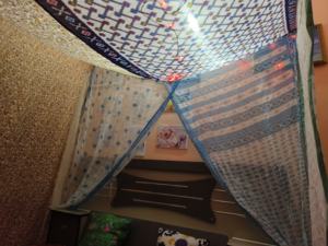 White Bohemian Vintage Sari Bed <b>Canopy</b> Curtains King Size Outdoor Camping Mosquito Net <b>Tent</b> Home Decor From India - Product Image 3