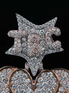 Colgante Personalizado de Plata 925 con Moissanita, Estilo Hip Hop, Totalmente Certificado, para Fiesta, Nombre Personalizado, Plata 925 - Product Image 3