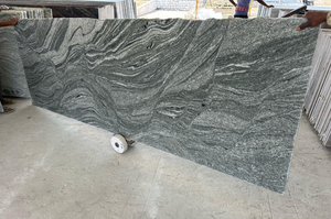 Azulejos pulidos de granito verde Kuppam, superventas, diseño moderno para cocina, sala de estar, exterior/comedor, tamaño personalizado indio - Product Image 5