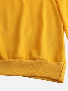 Sudaderas con capucha de algodón de la mejor calidad para hombre sudadera de lana de alto ODM personalizado nuevo estilo cuello redondo liso gran oferta sudadera para invierno - Product Image 3