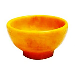 Bol de service en résine orange fait à la main, design dégradé, finition polie, écologique, d'origine indienne, prêt pour les fêtes, passe au lave-vaisselle, moderne - Product Image 1
