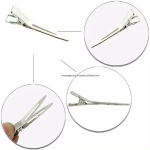 Professional Cute Claw <b>Clips</b> <b>Hairdressing</b> Salon Single Prong Curl <b>Clip</b> Metal Duckbill Pins Alligator Hair <b>Clips</b> in Low Price - Product Image 2