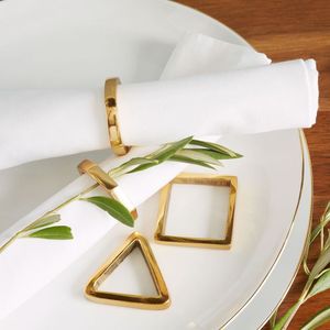 Elegant handcrafted antique style metal napkin rings for vintage inspired table <b>settings</b> <b>and</b> fine dining arrangements - Product Image 1