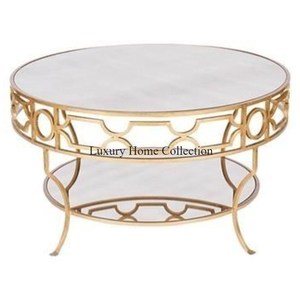 Incroyable table d'appoint décorative en métal avec abat-jour de couleur personnalisée 3 en 1 cadre de couleur dorée pour la chambre à coucher et le salon. - Product Image 6