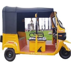 Moto Tricycle de Transport de Passagers TVS King avec Side-car Carrosserie Fermée & Ouverte Rickshaw à Essence de Chine - Product Image 6