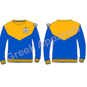 Sigma เสื้อสเวตเตอร์คอกลมปักลายสำหรับผู้หญิงแกมม่าชมรม - Product Image 1