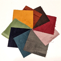 Tissu d'ameublement de canapé en velours côtelé 100% polyester Hometextile pour voiture