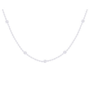 Rikhava colgante de diamante redondo con cadena, superventas, accesorios de moda para bodas, compromisos y fiestas - Product Image 6