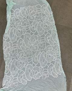 Broderie lourde avec perles Georgette tissu pour faire des robes de femmes disponibles à un prix abordable - Product Image 2