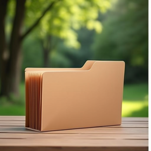 Leitz ALPHA <b>A4</b> Hanging <b>File</b> <b>Folders</b> Natural Brown 25-Pack - Product Image 3