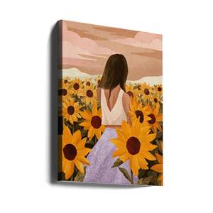 Sunflower Evenings Digital <b>Printed</b> Paper Support Base - Product Image 4