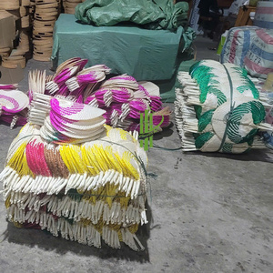 Ventilador de mano de bambú decorativo-Recuerdo de boda y regalo impreso personalizado - Product Image 4