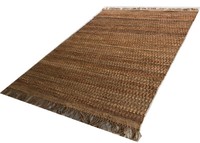 Moderne Art große strukturierte indische Jute Tür matte hand gewebte Hanf Teppiche Flach webte chnik für Küche Gebets raum Fabrik preis
