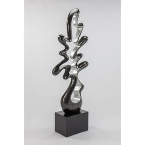 Sculpture en métal au design vintage pour la maison, le bureau ou l'hôtel Décoration de Noël en aluminium Pièce maîtresse de l'Inde Petite taille - Product Image 2