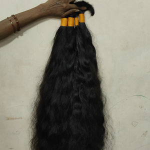 ผมชาวอินเดียเรมี่100% เกรดชั้นนำ12A ผมถักเปียแนวหนังกำพร้าดิบไม่ผ่านกระบวนการสองชั้น100% - Product Image 1