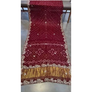 Sari en soie classique traditionnel brodé, broderie de qualité supérieure pour l'exportation, sari en soie pure à prix de gros par le fournisseur - Product Image 1