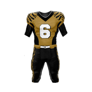 Nouvelle conception Uniforme de sport de football pour jeunes Impression de logo sublimé 3D Uniforme de football américain léger Fournisseur OEM ODM - Product Image 4