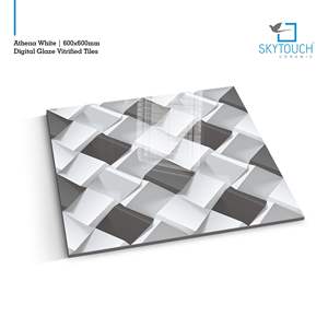 Détaillant en gros Modern Porcelanato 600x600 Carreaux de revêtement de mur aspect marbre poli et émaillé pour salle de bain Fabriqué - Product Image 3