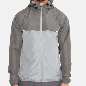 Chaqueta Cortavientos Informal de Alta Calidad para Hombre, Estilo Urbano, Corte Ajustado, Color Sólido, con Cuello Alto y Contraste de Grosor Delgado - Product Image 6