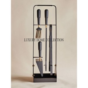 Juego de herramientas para fogatas de metal de calibre pesado grande con revestimiento resistente al fuego y diseño de mango extralargo para un fuego seguro - Product Image 4