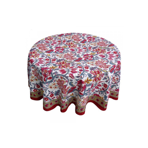 Gran oferta 100% algodón restaurante mantel hecho a mano bloque impreso bien absorbente 20 láminas mantel 220 Cms - Product Image 1