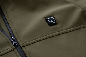 Abrigo de manga larga con capucha de lana 2025 para hombre de alta calidad 100% para invierno - Product Image 4