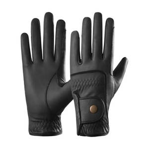 Nouveaux gants d'équitation d'été et d'hiver en cuir PU et polyester-pour les saisons d'équitation - Product Image 1
