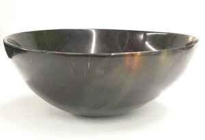 Bols décoratifs en corne véritable de haute qualité, écologiques et personnalisables pour salades, couleur naturelle, taille personnalisée acceptée, vente en gros - Product Image 2