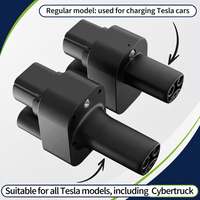 Adaptateur de charge EV en gros, nouveau, CCS2 vers NACS Cybertruck, DC 250A AC 80A 1000V, IP54, pour l'alimentation des flottes