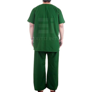 Conjunto de Uniforme Médico para Hombre al Por Mayor a Precio Económico, Color Sólido Personalizado, Transpirable, Ligero y de Alta Calidad - Product Image 5