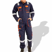 Combinaison de chaudière globale de travail ignifuge personnalisée en usine combinaison uniforme de sécurité industrielle combinaison de travail ignifuge Fr combinaison