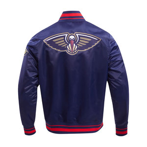 Veste universitaire en satin pour homme, tissu confortable, approvisionnement direct d'usine, séchage rapide, prix de gros, design unique - Product Image 4