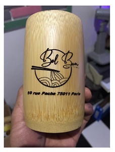 Customized Bamboo <b>Cups</b> 100% Natural Eco Friendly Handmade Bamboo Drinking <b>Cup</b> Custom Logo <b>Reusable</b> Tableware From VietNam - Product Image 2
