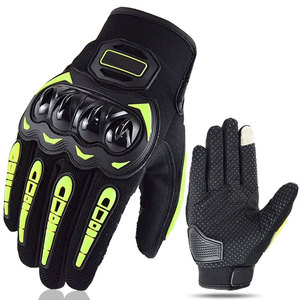 Guantes de cuero de alta calidad Suministro directo de fábrica Motocicleta transpirable de cuero de vaca al mejor precio con guantes de motocross personalizados - Product Image 6