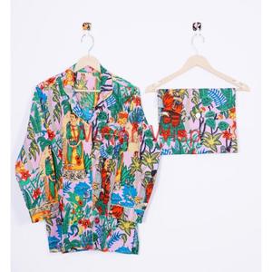 Conjunto de pijama de algodón para mujer Ropa de dormir cómoda para mujer - Product Image 2