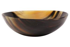 Frutero de Cuerno de Búfalo con Acabado Brillante y Estética Rústica, Tazón para Servir de Cuerno de Buey de Grado Alimenticio con Revestimiento Sellador No Tóxico - Product Image 5