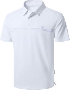 Camisas de golf de alta calidad para hombres Dry Fit Moisture Wicking Polos de manga corta con cuello para negocios atléticos Casuales - Product Image 4