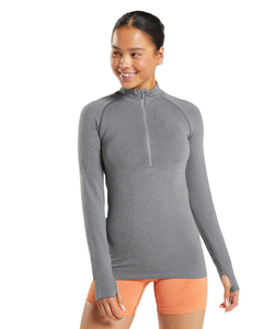 Veste de yoga pour femmes, personnalisée OEM, printemps, fitness, respirante, 100% polyester, noire, zippée, haut de sport, vente de vestes de yoga pour femmes - Product Image 1