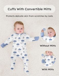 Venta Caliente: Pijamas de Bebé Personalizados con Estampado, 100% Algodón Orgánico - Product Image 5