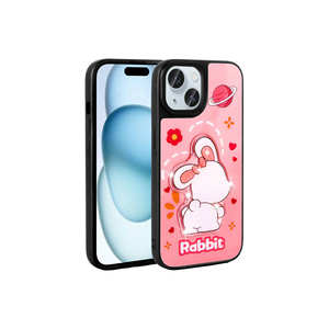 Funda de Silicona Lujosa con Relieve Brillante para iPhone 15, Cubierta Protectora Suave Antihuellas, Diseño Icónico y Elegante para XR 7 Plus - Product Image 1