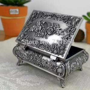 Cajas de Joyería de Metal con Diseño Taj Mahal, Eleva tu Colección con Nuestras Elegantes Cajas de Joyería de Metal para Guardar Joyas con Estilo - Product Image 3