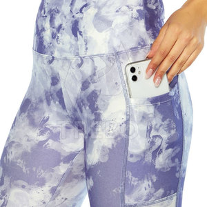 Leggings de Yoga para Mujer, Nuevo Diseño, Sublimados, Color Sólido, Ligeros, Transpirables, de Secado Rápido, Cintura Alta, Compresión, Cierre Elástico - Product Image 5
