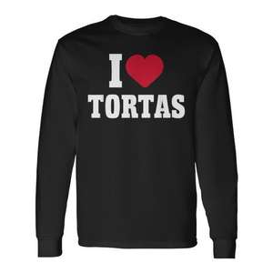 Camiseta de Manga Larga para Amantes de la Comida Mexicana, Entusiasta de las Tortas, Me Encantan las Tortas - Producto Promocional para Entusiastas de las Grandes Tortas - Product Image 2