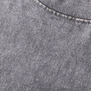 Camiseta de Alta Calidad con Lavado Ácido, Estilo Hip Hop Urbano, Logotipo Personalizado, Camisetas Extra Grandes con Lavado Ácido - Product Image 5